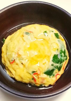 レンジで♡簡単ミニにらカニ玉-レシピのメイン写真