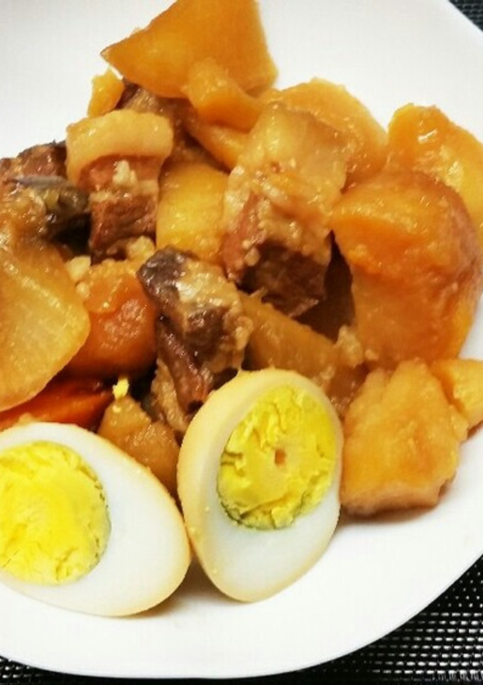 炊飯器で豚肉と野菜の角煮-レシピのメイン写真