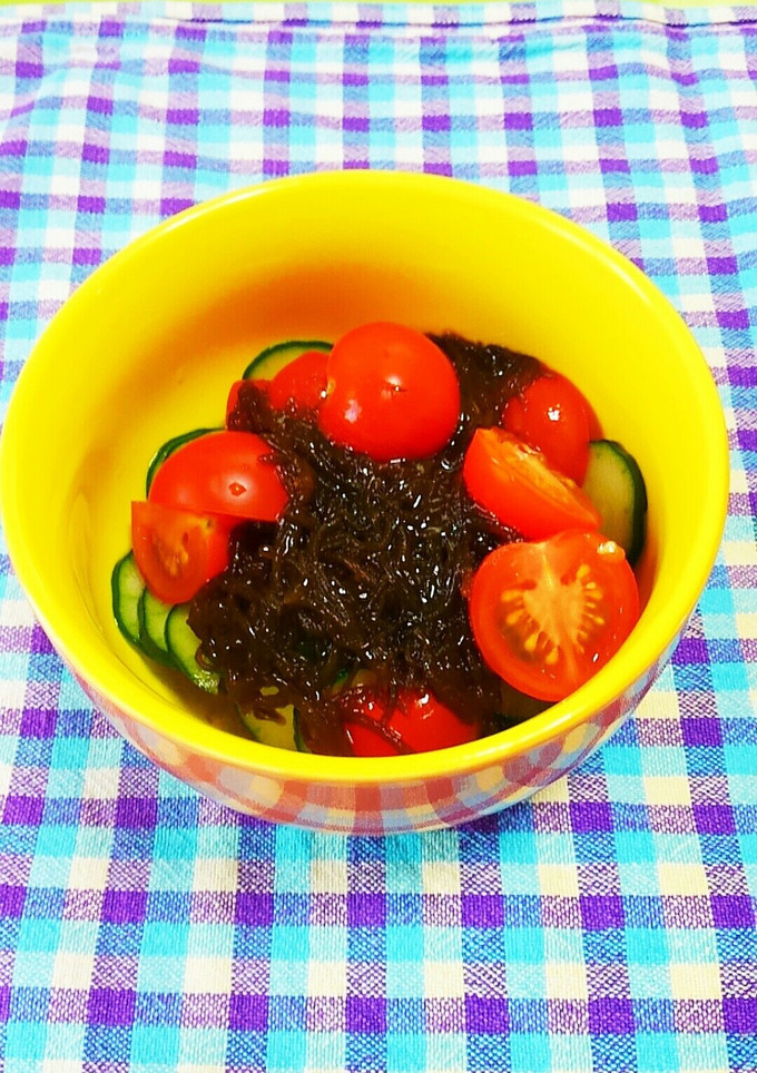 簡単おつまみ★もずく酢で酢の物！-レシピのメイン写真