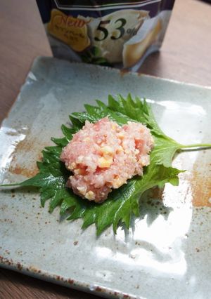 まぐろたたきのCheeza 和え-レシピのメイン写真