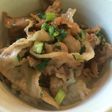 ガリバタ醤油のがっつり豚丼