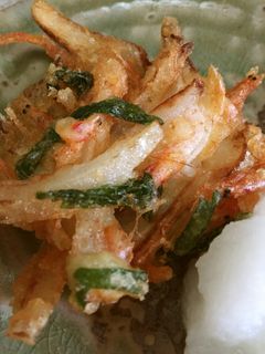 生桜えび&新玉ねぎのかき揚げ-レシピのメイン写真