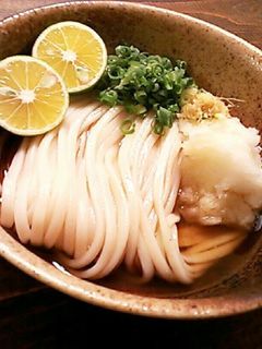 冷やしうどんの王道!すだちぶっかけうどん-レシピのメイン写真