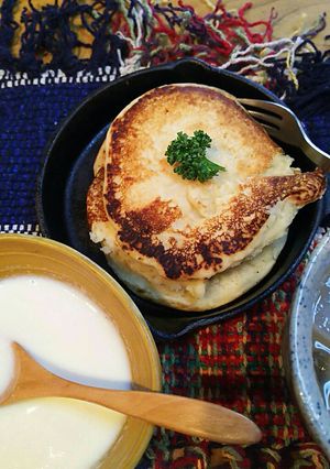 コストコパンケーキミックスでスキレッド-レシピのメイン写真