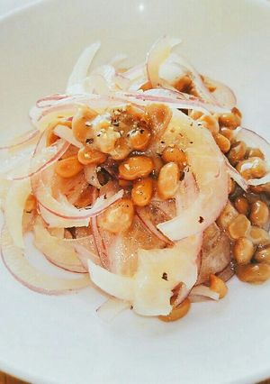 レッドオニオンの納豆和え-レシピのメイン写真