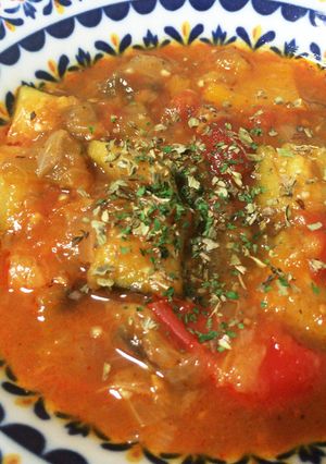トマト缶で！簡単ラタトゥイユ-レシピのメイン写真