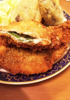 挟んでとろ～り♪食べやすい豚ロースカツ-レシピのメイン写真
