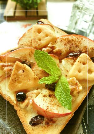 Apple＊Cheezaトースト-レシピのメイン写真