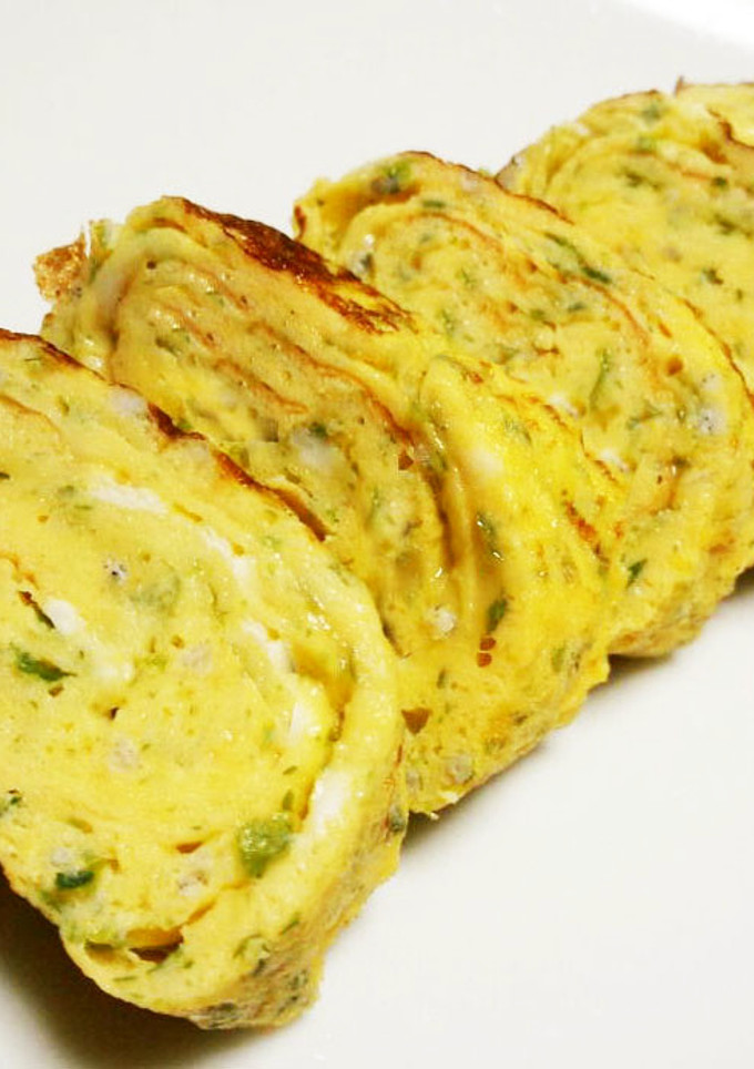 厚焼き卵☆しらすと青海苔のふっくら卵焼き-レシピのメイン写真