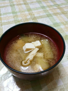 なすのお味噌汁-レシピのメイン写真