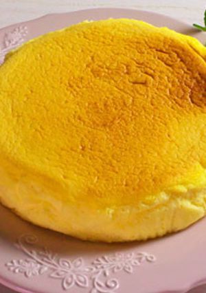 スフレチーズケーキ【18cm丸型1台分】-レシピのメイン写真