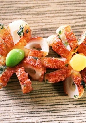 お弁当にも～☆お花の竹輪磯辺揚げ-レシピのメイン写真