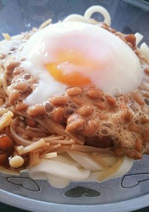 ぬるぬる菌活☆ぶっかけうどん-レシピのメイン写真