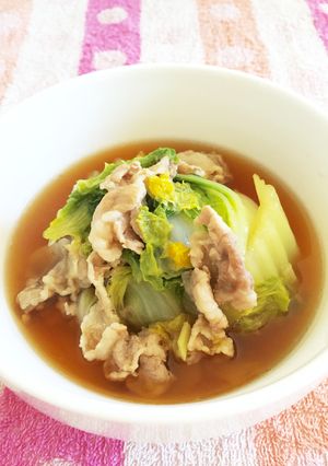 簡単！白菜と豚こまのウマうま煮☆-レシピのメイン写真