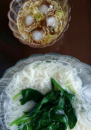 ほうれんそうめん-レシピのメイン写真