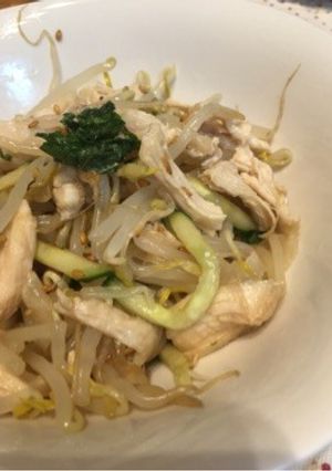 ダイエット！ささみともやしの中華サラダ-レシピのメイン写真