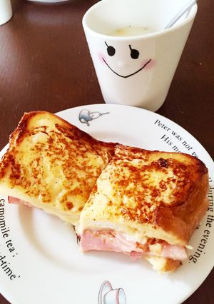 絶品☆ベーコンチーズフレンチトースト！-レシピのメイン写真