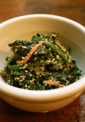 給食で大人気☆ほうれん草の甘めな胡麻和え-レシピのメイン写真