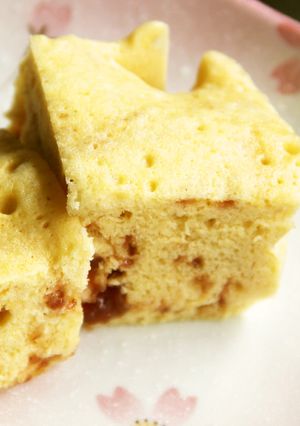 ホットケーキミックスを使って苺蒸しパン-レシピのメイン写真