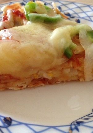 子供も大満足!ライスピザ-レシピのメイン写真