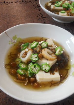 豆腐toとろネバ仲間煮-レシピのメイン写真
