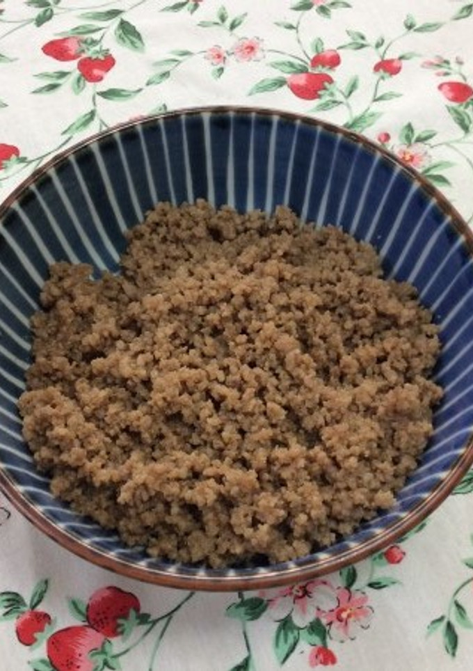 簡単！基本の肉そぼろ（ラカントたれ使用）-レシピのメイン写真