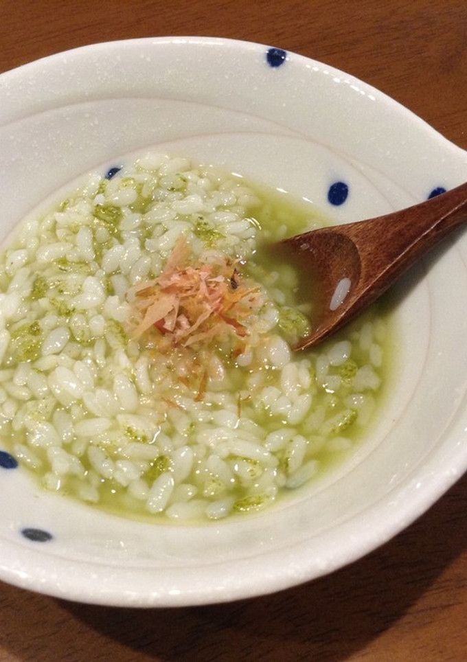 宇治抹茶でひんやり冷やし茶漬け-レシピのメイン写真