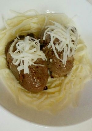 恐竜の卵風肉巻きそうめん-レシピのメイン写真