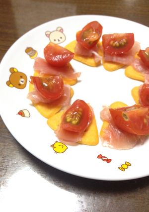 生ハム トマト on チーザ-レシピのメイン写真