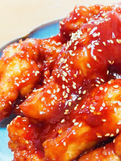 ヤンニョムチキン♡韓国の甘辛チキンです。-レシピのメイン写真