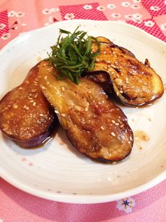 ポン酢でさっぱり♩ナスのひき肉はさみ焼き-レシピのメイン写真