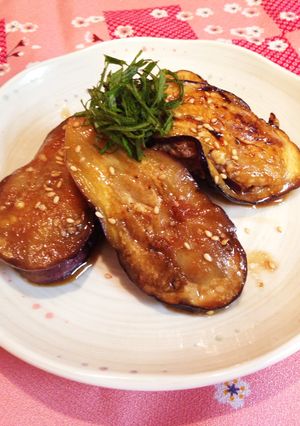 ポン酢でさっぱり♩ナスのひき肉はさみ焼き-レシピのメイン写真