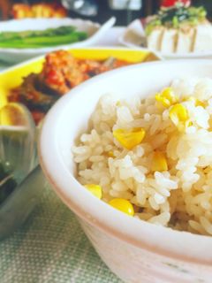 丸ごと!!とうもろこしの炊き込み御飯-レシピのメイン写真
