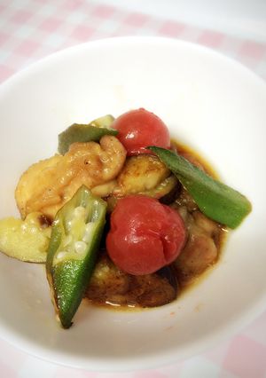 フライパン１つ☆鶏と夏野菜のさっぱり炒め-レシピのメイン写真