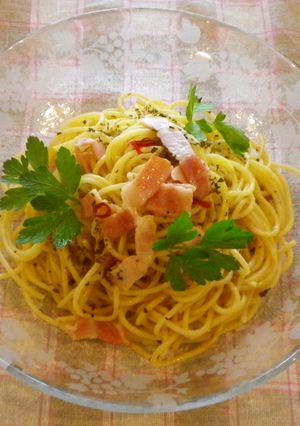 ドライバジル香るペペロンチーノ-レシピのメイン写真