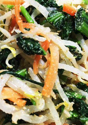 もやし青菜にんじんのナムル-レシピのメイン写真