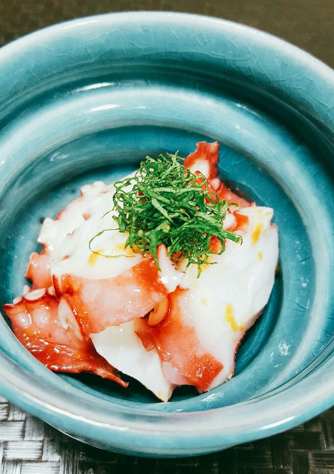 タコの梅干しとごま油の和え物-レシピのメイン写真