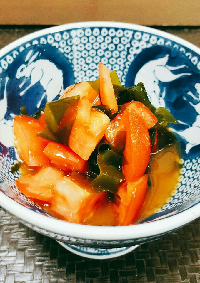トマトとワカメのおひたし-レシピのメイン写真