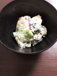 タコとレタスのわさびマヨネーズサラダ-レシピのメイン写真