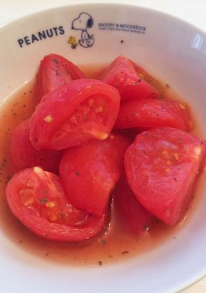 簡単トマトのマリネ-レシピのメイン写真