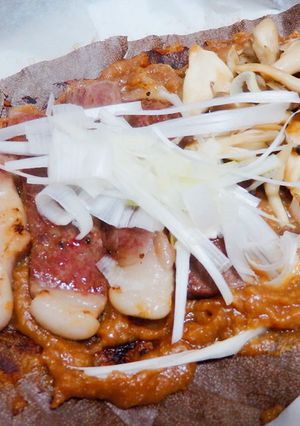 朴葉味噌でステーキ♡-レシピのメイン写真