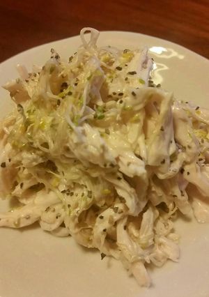 鶏むね肉とｱﾙﾌｧﾙﾌｧのｻﾗﾀﾞ☆-レシピのメイン写真