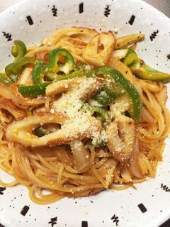 ちくわナポリタン-レシピのメイン写真