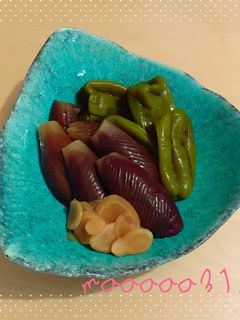 茄子と丸ごと(!)ピーマンの煮びたし-レシピのメイン写真
