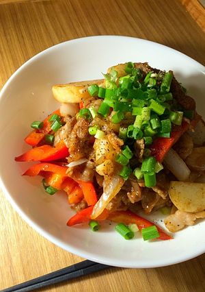 豚バラのマヨ甜麺醤炒め-レシピのメイン写真