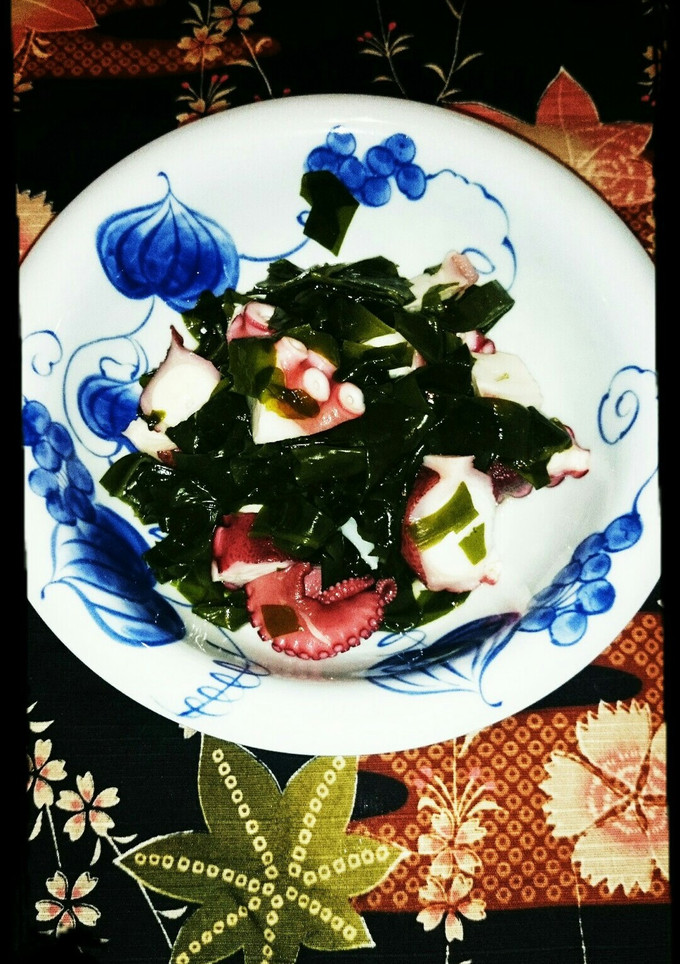 タコとワカメの酢の物-レシピのメイン写真