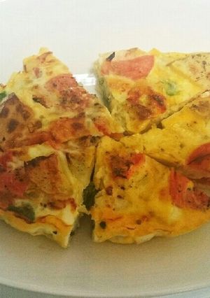 卵消費！トースターで野菜たっぷりオムレツ-レシピのメイン写真