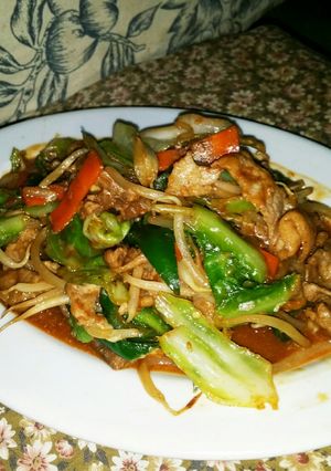 回鍋肉？チーズ入り肉野菜味噌炒め♪-レシピのメイン写真