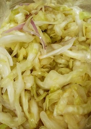 紅茶キノコで簡単発酵ザワークラウト-レシピのメイン写真