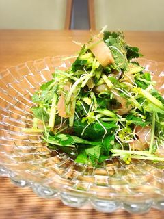 鯛と三つ葉の中華サラダ-レシピのメイン写真